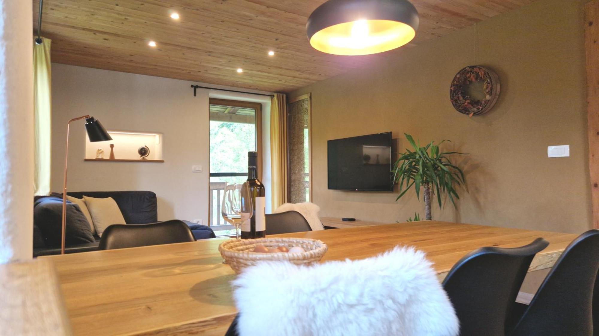 Ecohouse Furlan - Apartment Pinja Kobarid Exteriör bild